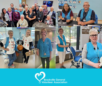 collage of images showing volunteer activities