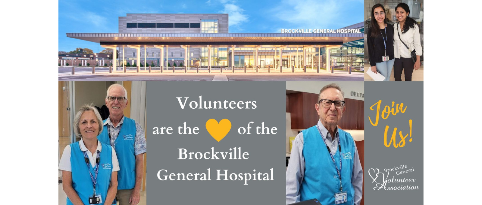 Brockville General Volunteer Association collage of events and activities